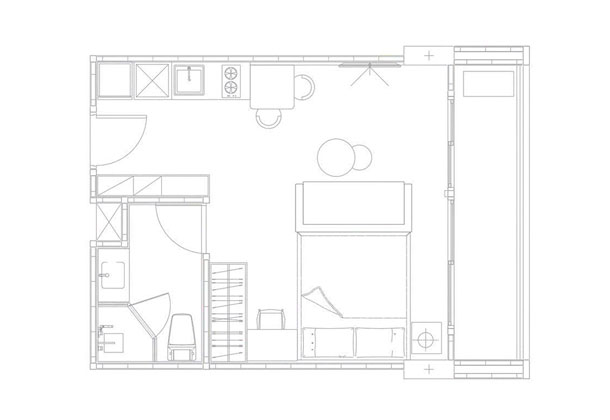Apartments TYPE А (1 bedroom)